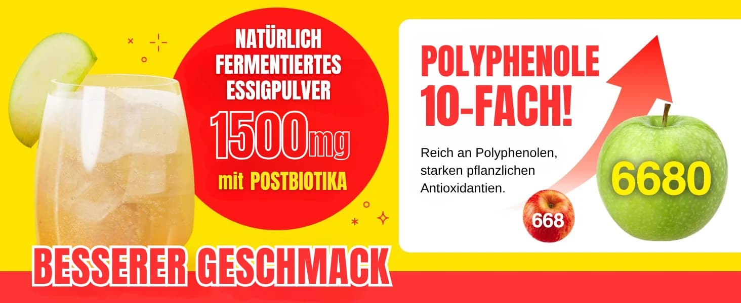 Apfelessig Detox Getränk banner 1