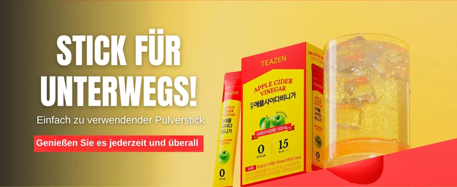 Apfelessig Detox Getränk banner 6