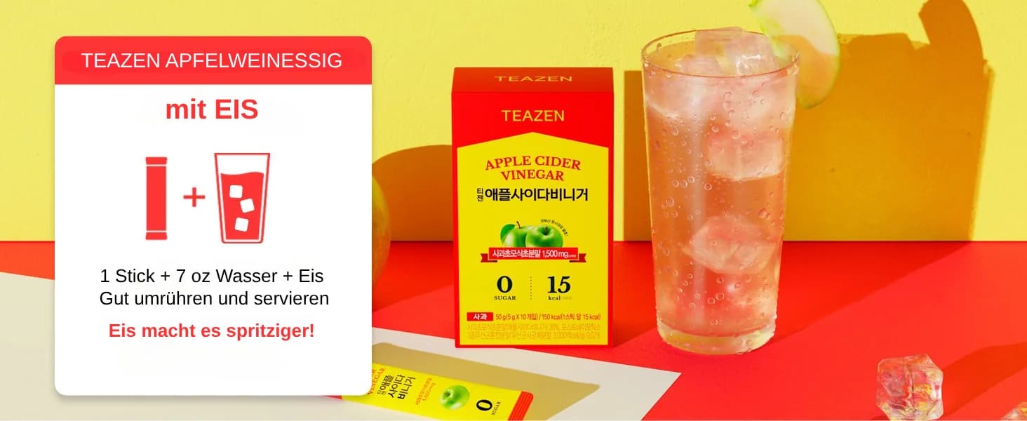 Apfelessig Detox Getränk banner 8