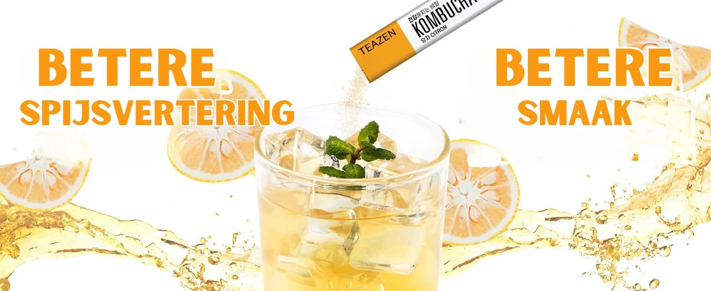 Yuzu Citroen Kombucha banner 1