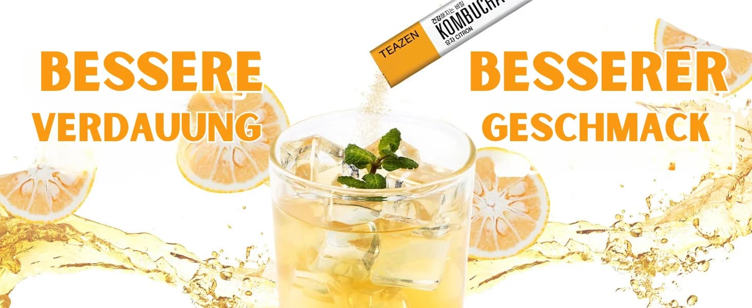 Yuzu Zitronen Kombucha banner 1