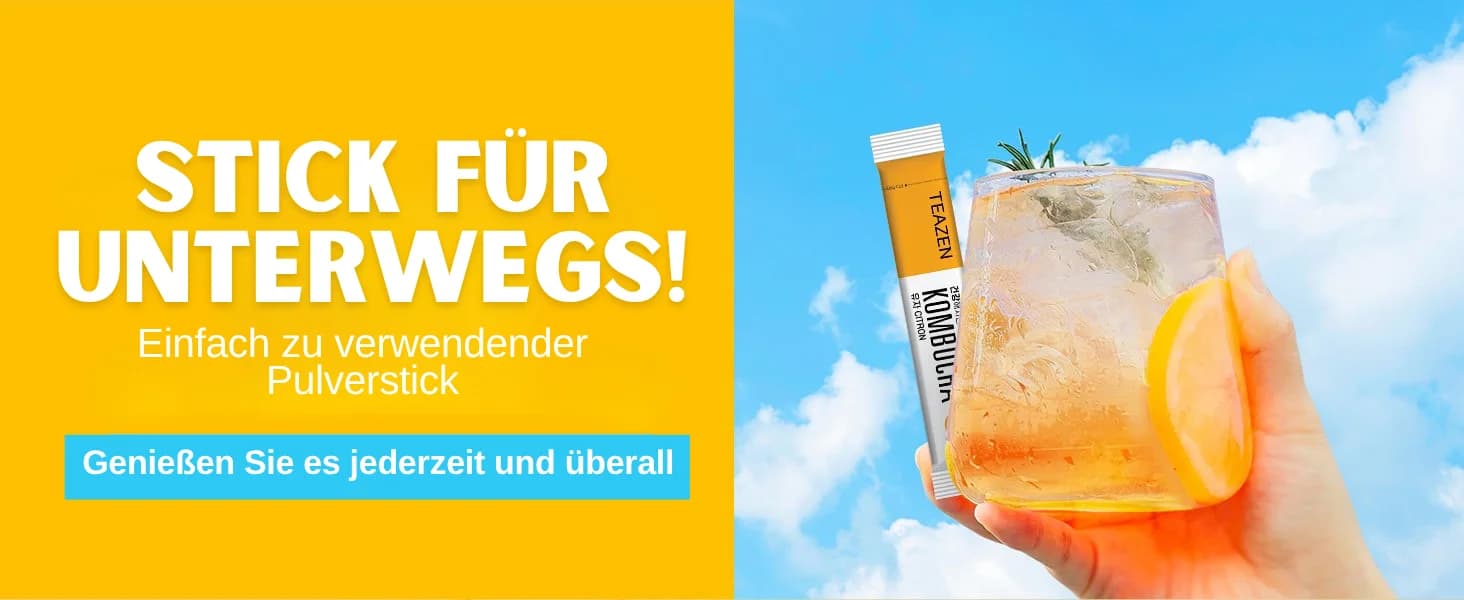 Yuzu Zitronen Kombucha banner 5