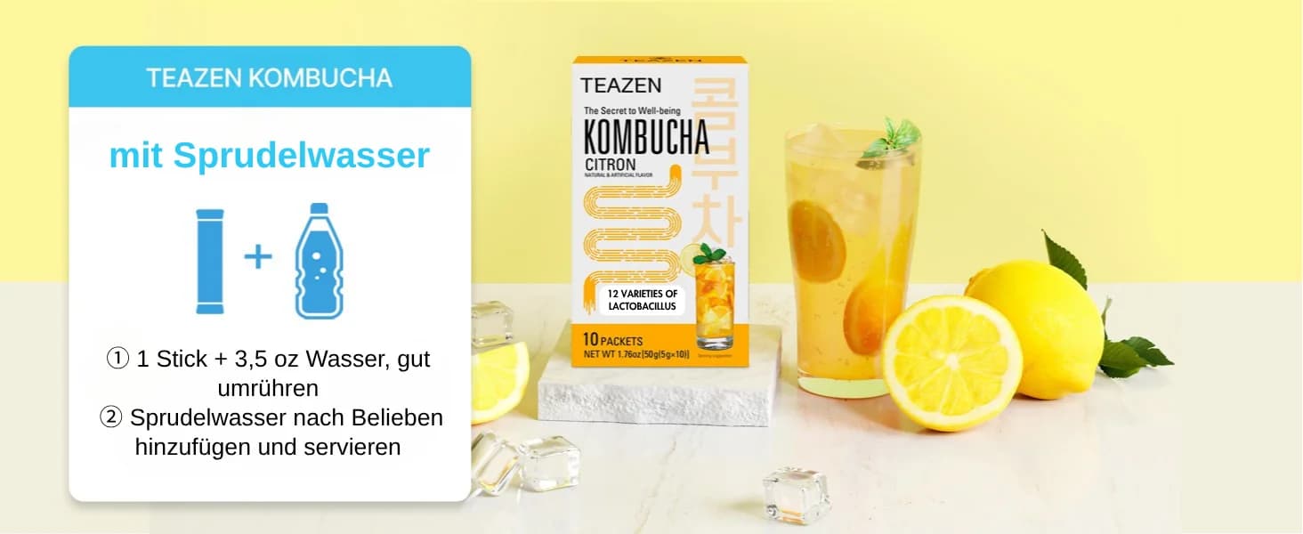 Yuzu Zitronen Kombucha banner 8
