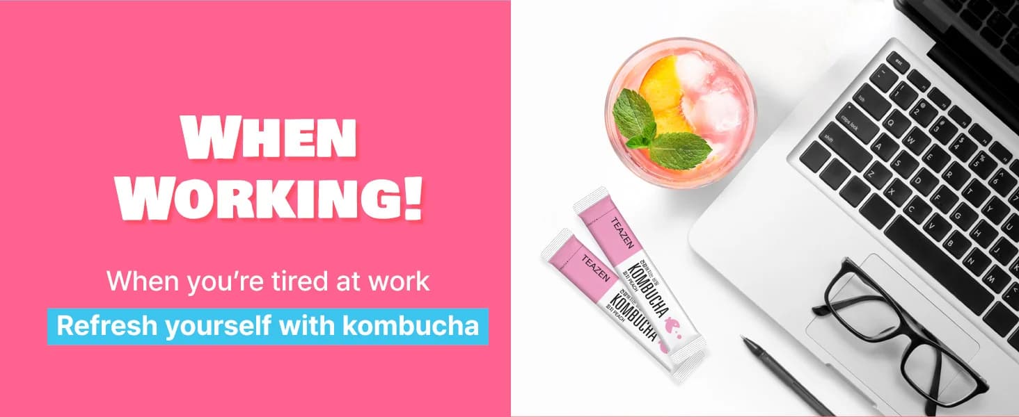 Peach Kombucha banner 3