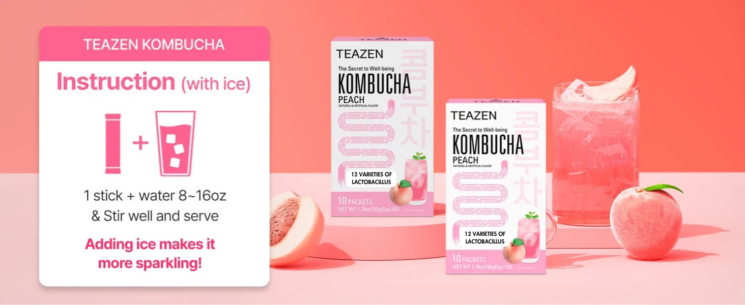 Peach Kombucha banner 7
