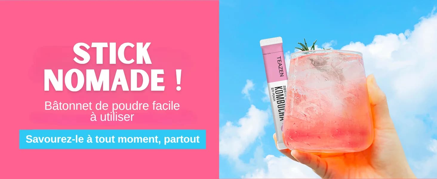 Kombucha PĂȘche banner 5