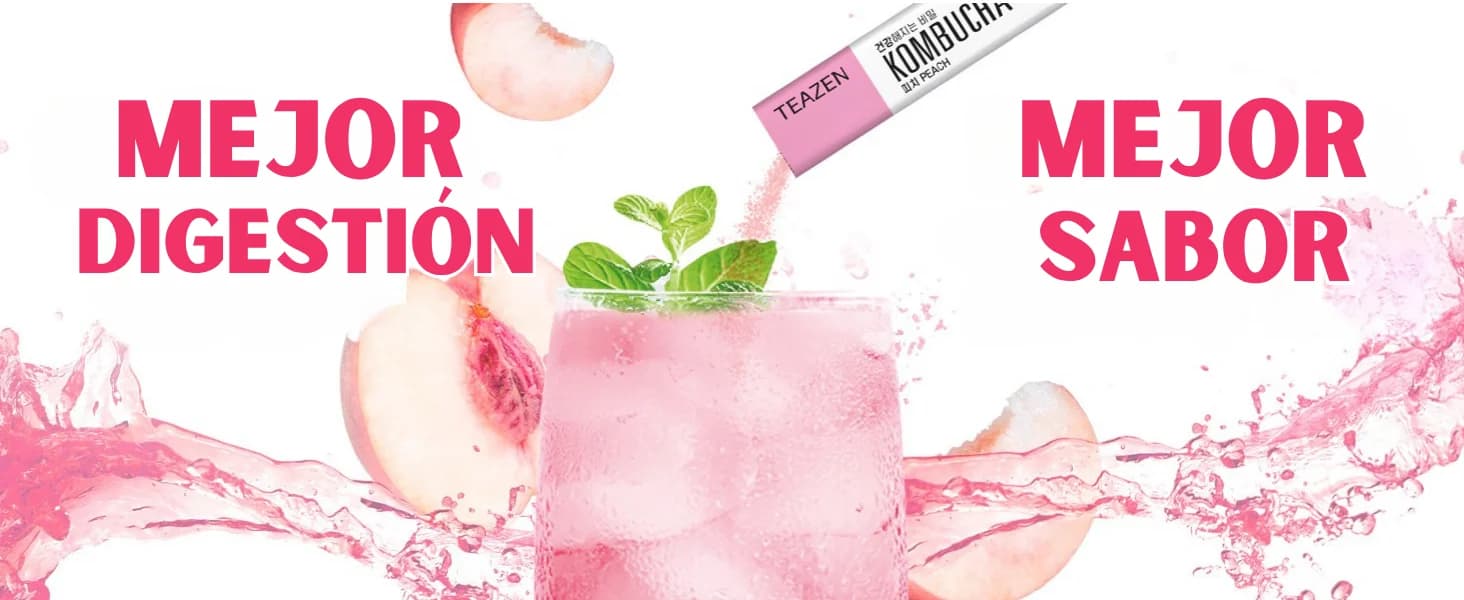 Kombucha Melocotón banner 1