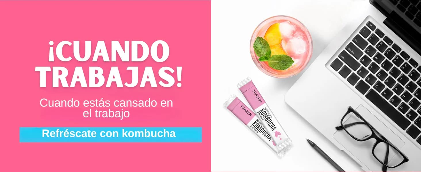 Kombucha Melocotón banner 3