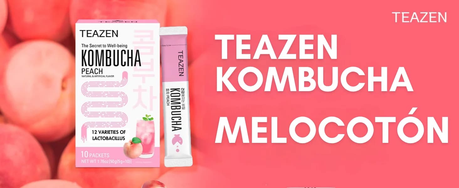 Kombucha Melocotón banner 9