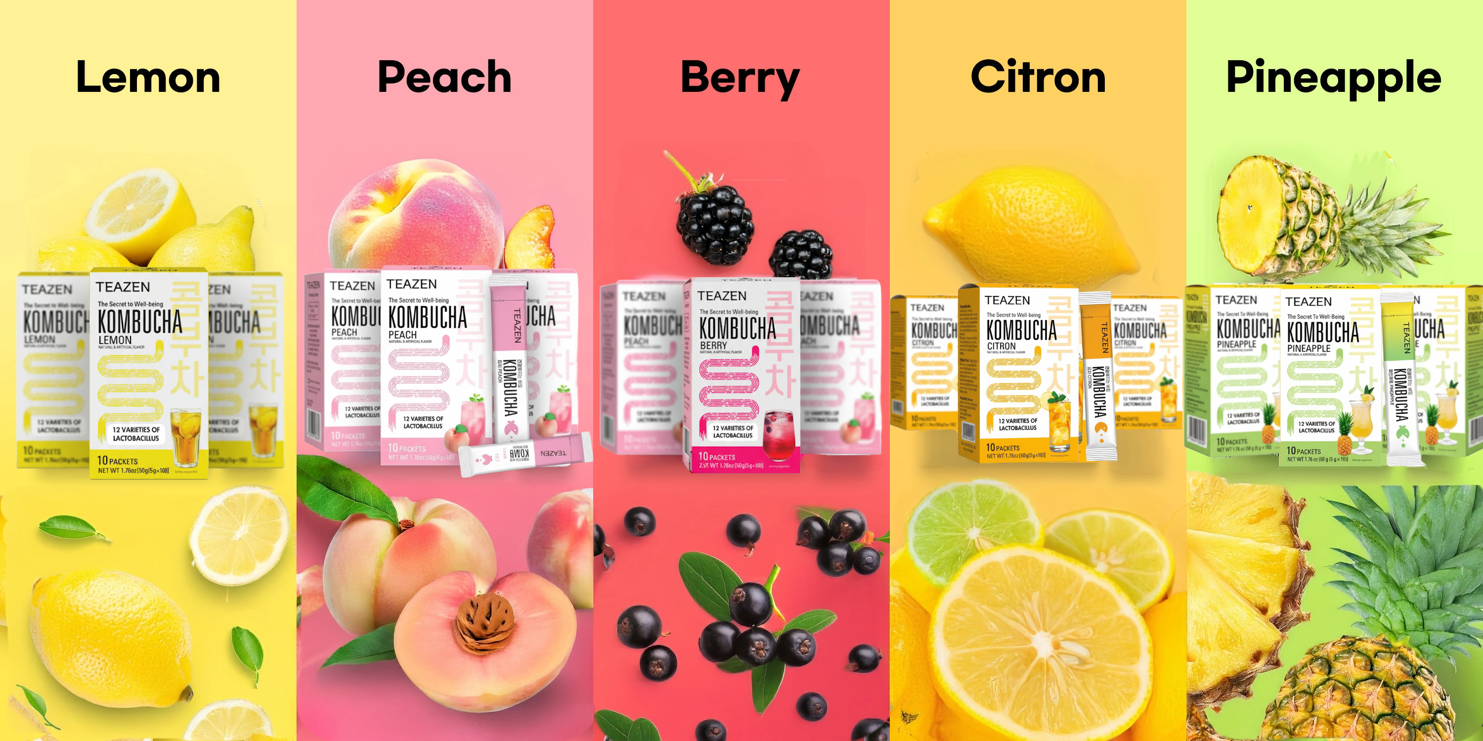 Teazen Product Pack Range